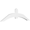 Ekena Millwork Archdale Architectural Grade PVC Gable Bracket, 72"W x 21"H x 2"D x 6"F, 7/12 Pitch GBP072X21X0206ARC00 - alternate 1